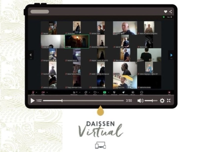Daissen Virtual com práticas online de meditação